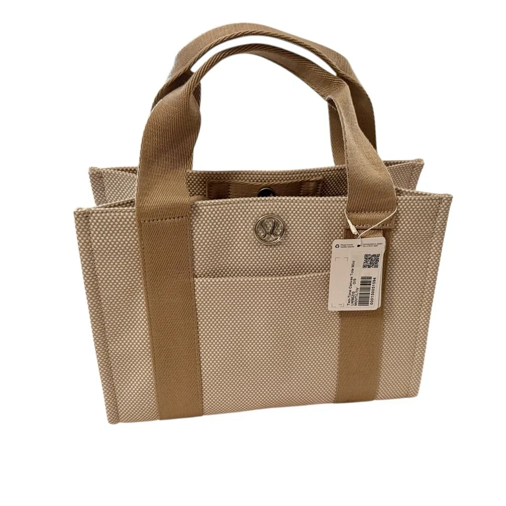 Lululemon Two-Tone Canvas Mini Tote Bag - Picture 8 of 14
